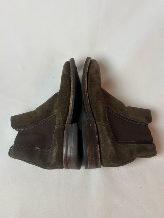 Thursday Boot Co Duke Chelsea Boots Brown Suede Mens 9.5 Pull On Rustic Rugged
